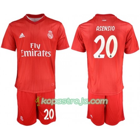 Billiga Fotbollströjor Real Madrid Asensio 20 Barn Tredje tröja 2018/19 Kortärmad